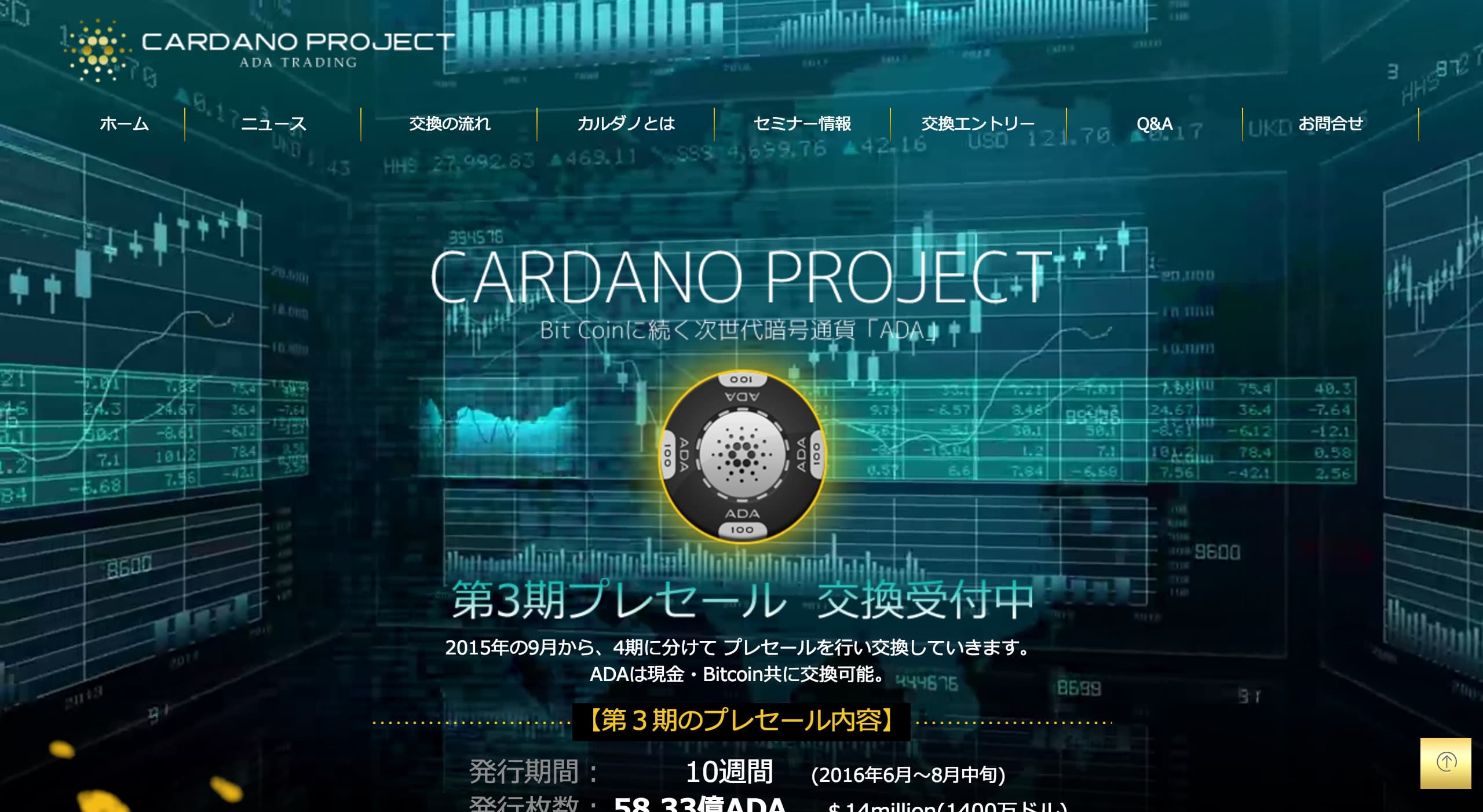 暗号通貨ADA交換サイト